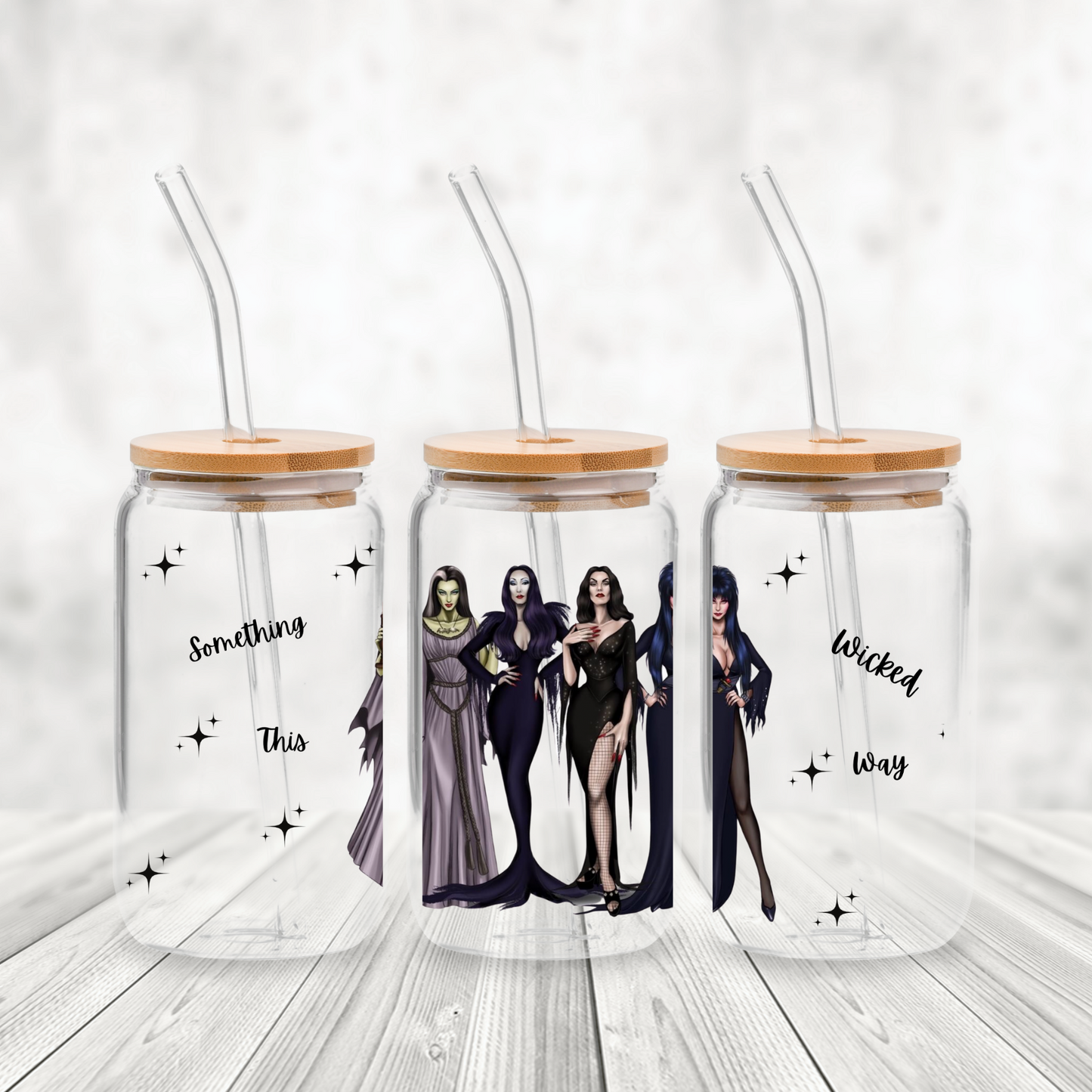Something Wicked This Way Comes 16oz Glass Can
