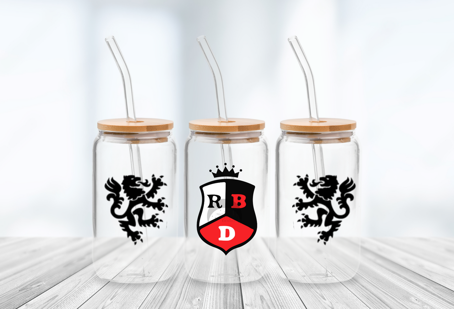 Lata de Cerveza de Vidrio de 16 OZ Imagen Envoltura Completa "Rebelde RBD"
