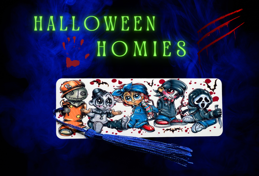 Halloween Homies Metal Book Mark