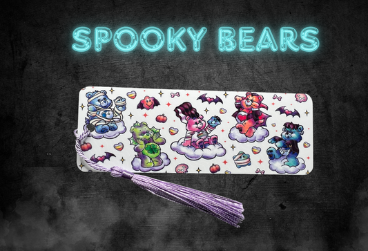 Spooky Bears Metal Book Mark