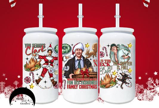 16oz Clark's Christmas Stainless Steel Tumbler