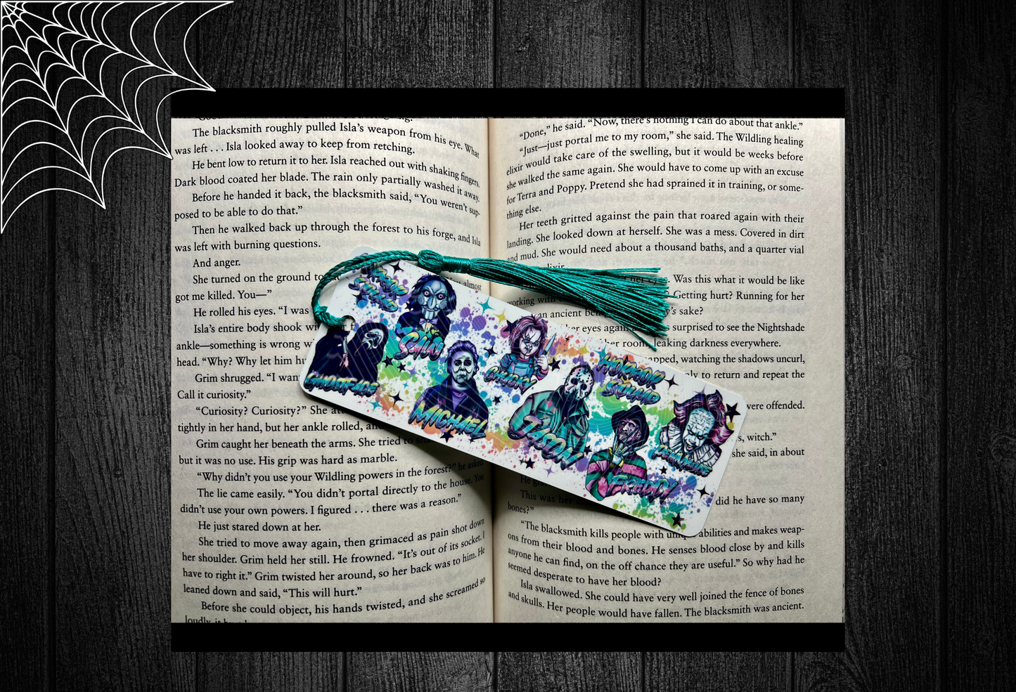 Slashers Metal Book Mark