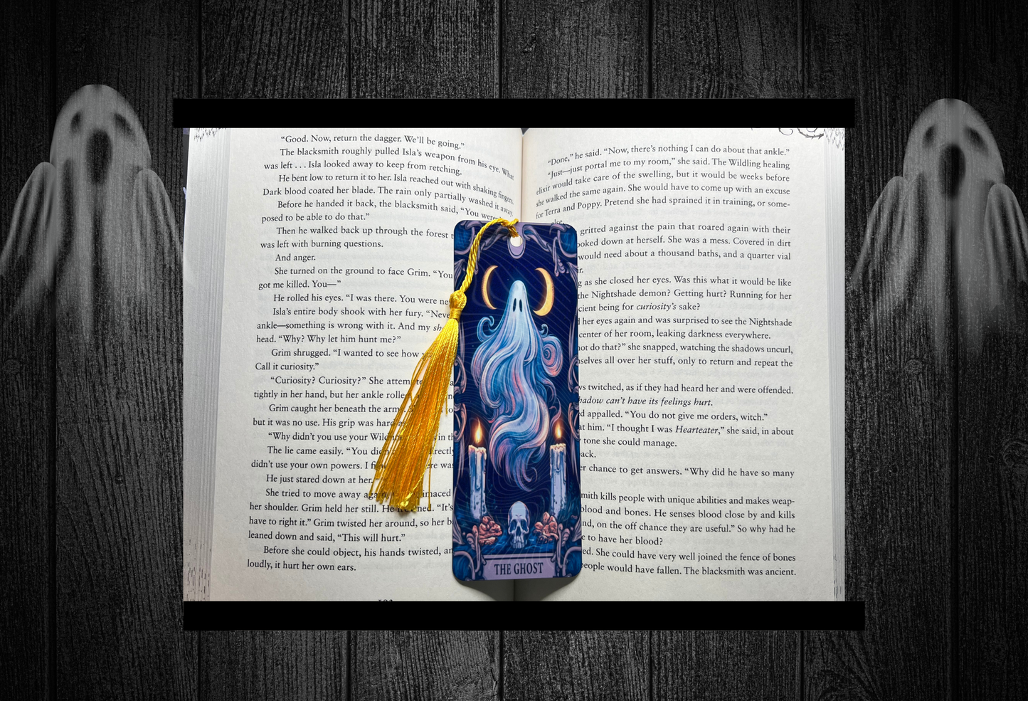 The Ghost Metal Book Mark