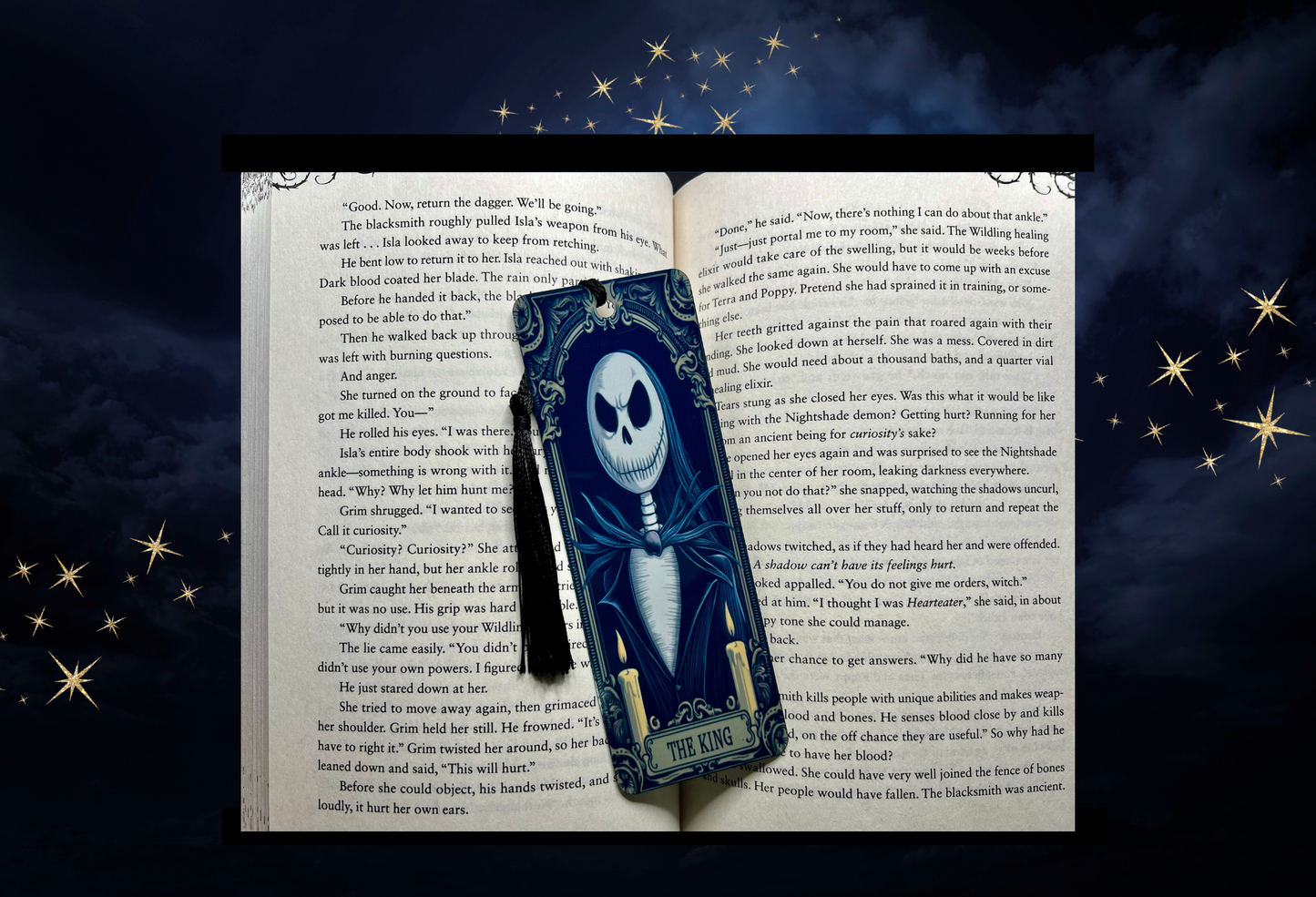 The King of Nightmares Metal Book Mark