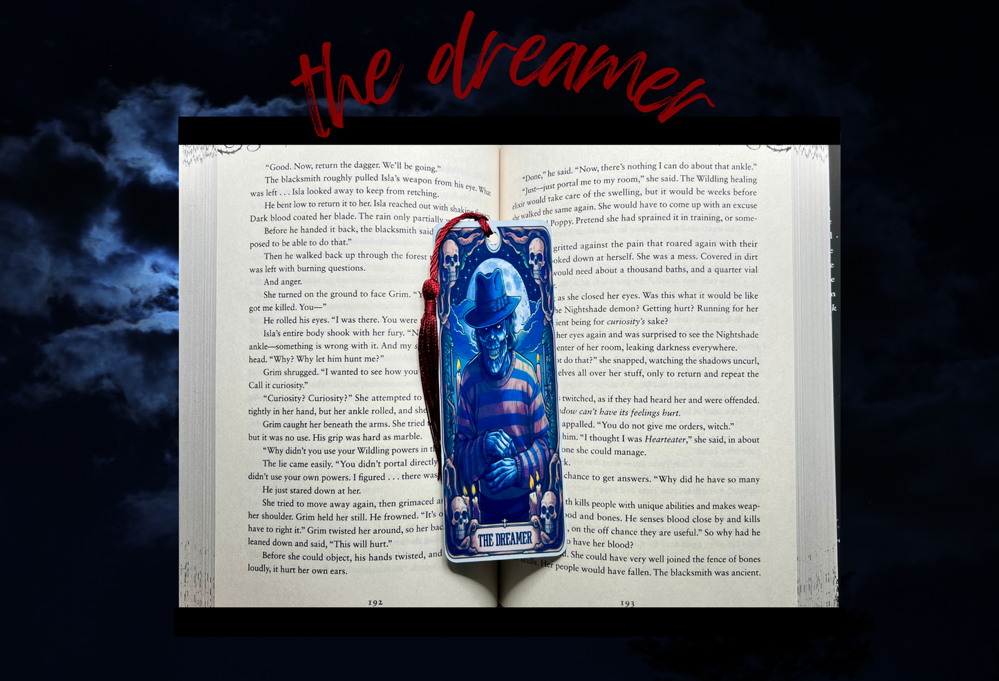 The Dreamer Metal Book Mark