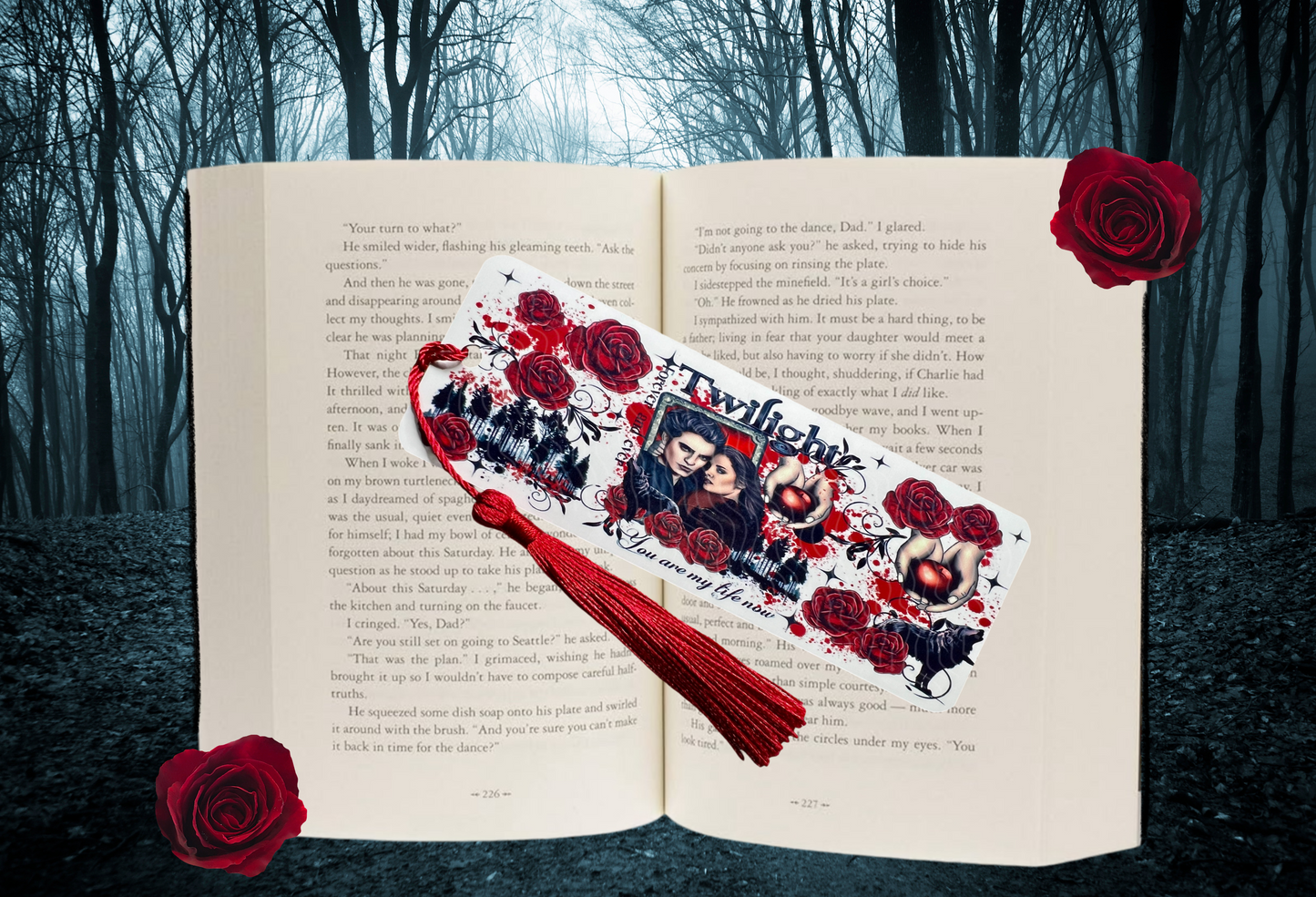 You Are My Life Metal Bookmark