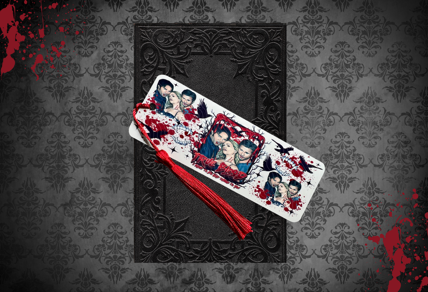 Blood Sucker Vampire Metal Book Mark