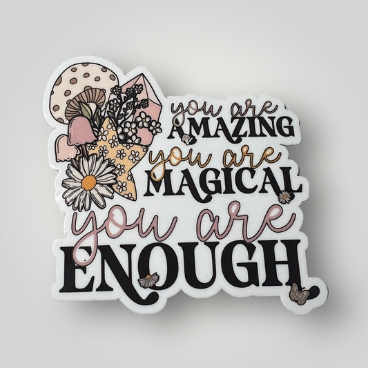 You are amazing, magical sticker