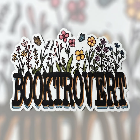 Booktrovert Sticker