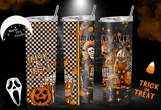 20 oz Scary Movie Stainless Steel Tumbler