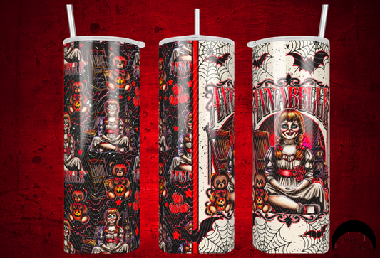 New Glow in the dark 20 oz Haunted Doll Stainless Steel Tumbler