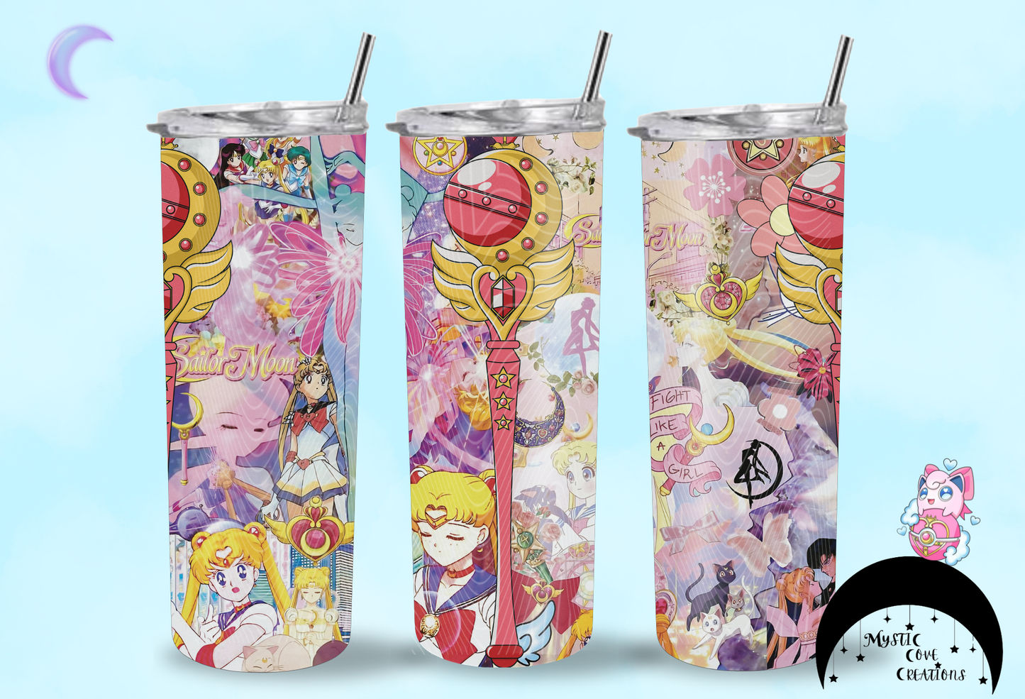 20oz Sailor Moon Stainless Steel Tumbler