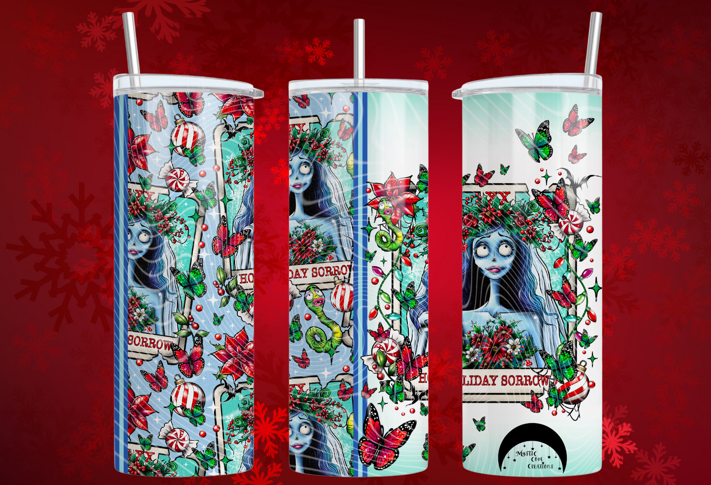 20oz Holiday Sorrow Stainless Steel Tumbler